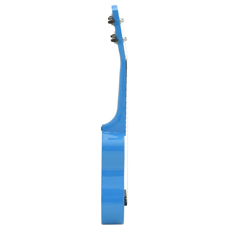Set ukulele Soprano pentru copii, cu husă, bleu, 21"
