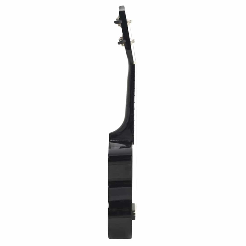 Set ukulele Soprano pentru copii, cu husă, negru, 23"