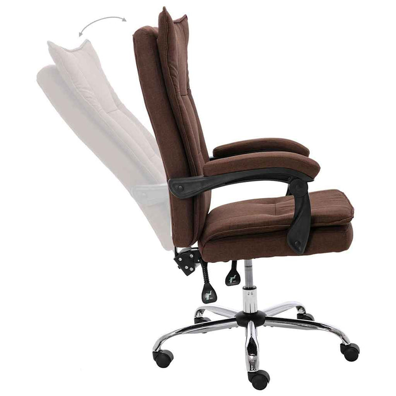 Scaun de birou, maro, material textil