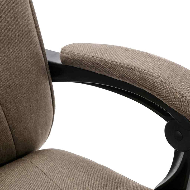 Scaun de birou, gri taupe, material textil