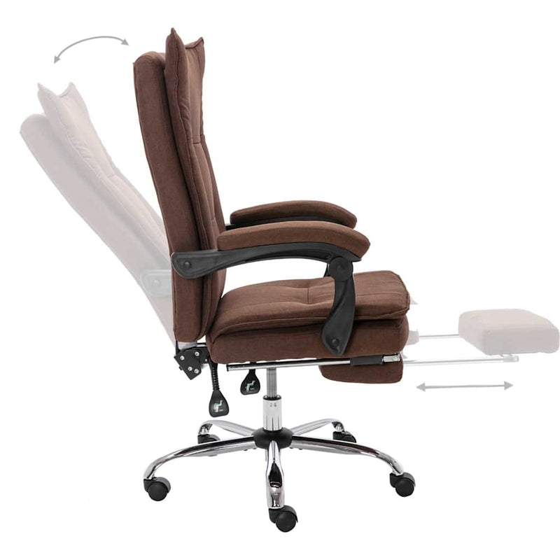 Scaun de birou, maro, material textil