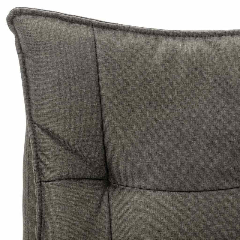 Scaun de birou cu masaj, gri, material textil