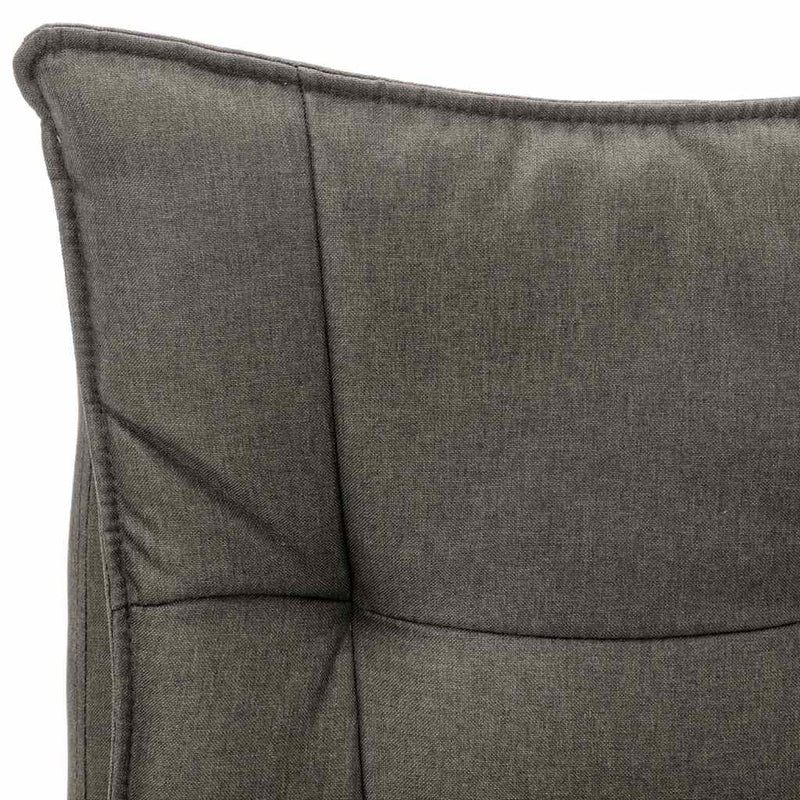 Scaun de birou cu masaj, gri, material textil