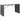 Set mobilier de bar de exterior, negru, poliratan