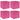 Cutii de depozitare, 4 buc., roz, 32x32x32 cm, textil