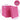 Cutii depozitare cu capace 4 buc. roz, 32x32x32 cm, textil