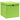 Cutii depozitare cu capace 4 buc. verde, 32x32x32 cm, textil