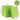 Cutii depozitare cu capace 4 buc. verde, 32x32x32 cm, textil
