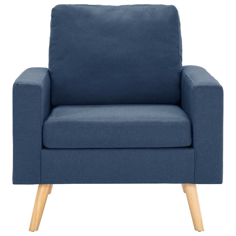 Fotoliu, albastru, material textil