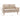 Canapea cu 2 locuri, crem, material textil