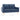 Canapea cu 2 locuri, albastru, material textil
