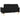 Canapea cu 2 locuri, negru, material textil