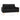 Canapea cu 2 locuri, negru, material textil