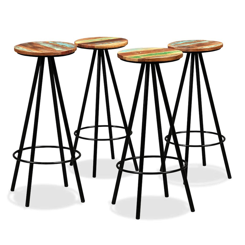 Set mobilier de bar, 9 piese, lemn masiv reciclat