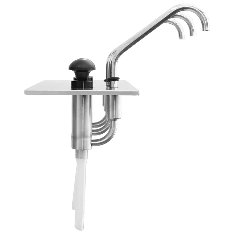Dozator de sos, 3 x 3,5 L, oțel inoxidabil