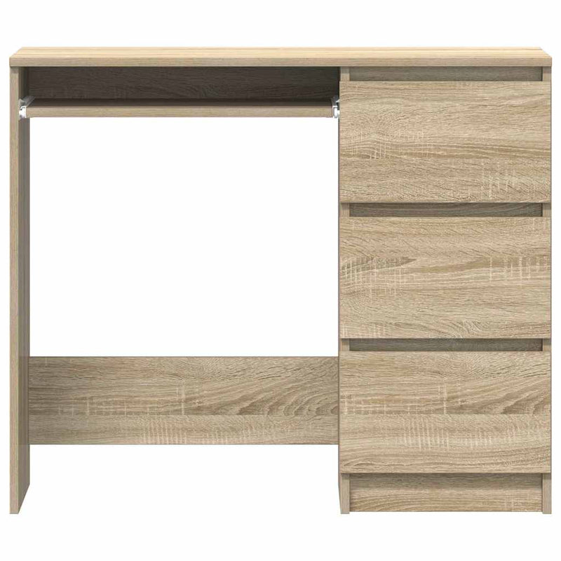 Birou, stejar sonoma, 90x45x76 cm, lemn prelucrat