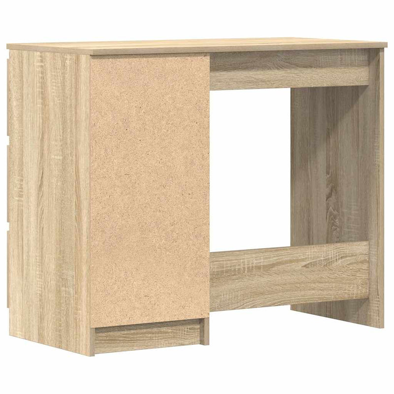 Birou, stejar sonoma, 90x45x76 cm, lemn prelucrat