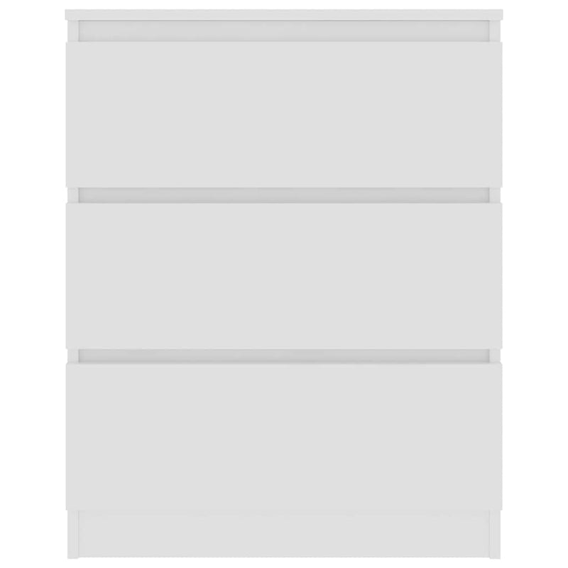 Dulap, alb, 60 x 35 x 76 cm, lemn prelucrat