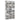 Dulap pentru CD-uri, alb, 102x23x177,5 cm, lemn compozit