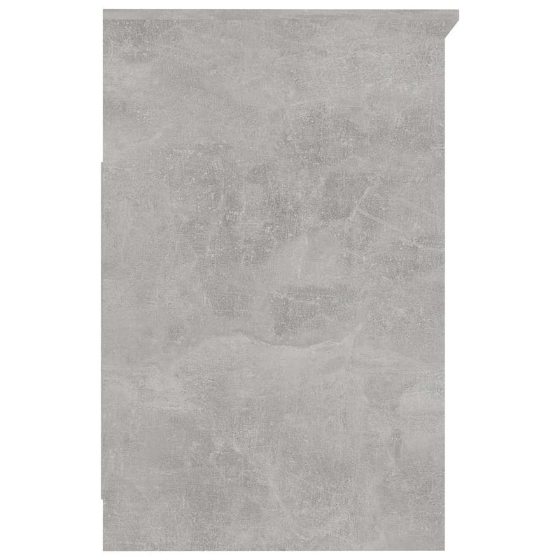 Dulap cu sertare, gri beton, 40x50x76 cm, lemn compozit