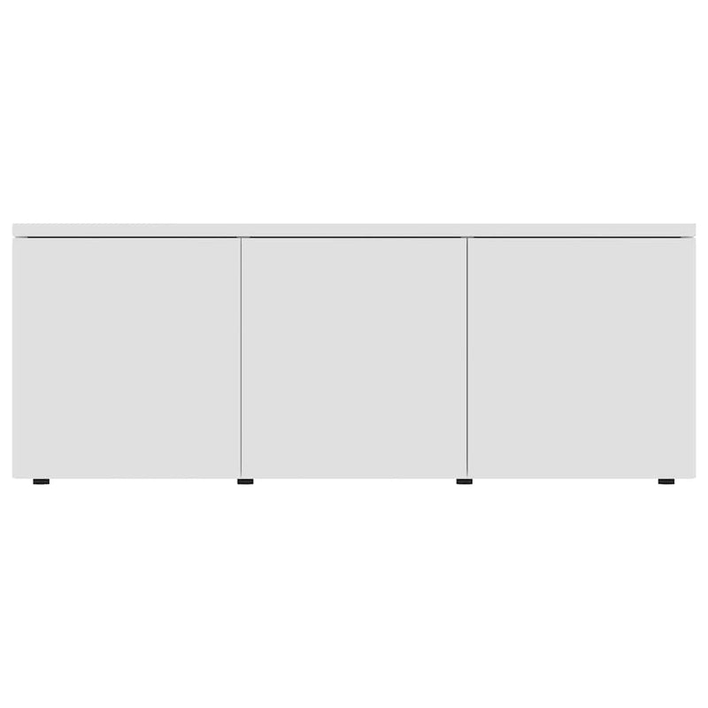 Dulap TV, alb, 80x34x30 cm, lemn prelucrat