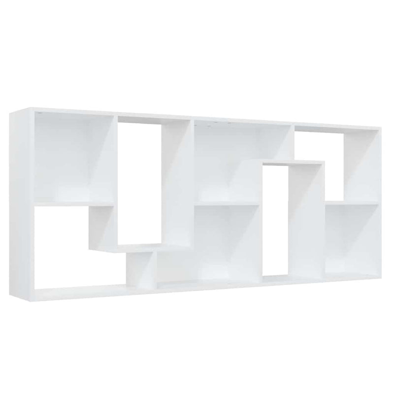Bibliotecă, alb, 67x24x161 cm, lemn prelucrat