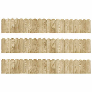 Role de bordură, 3 buc., 120 cm, lemn de pin tratat