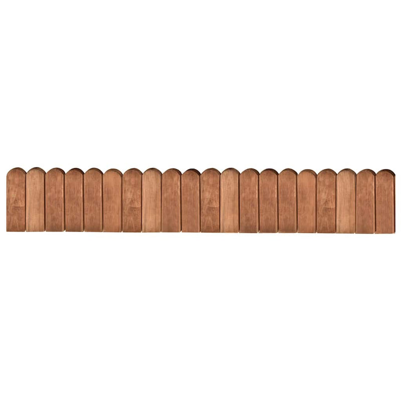 Role de bordură, 2 buc., 120 cm, lemn de pin tratat