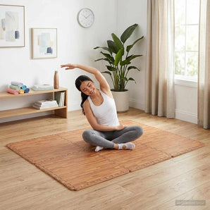 Saltele de exerciții, 6 buc., fibră lemnoasă, 2,16 ㎡, spumă EVA