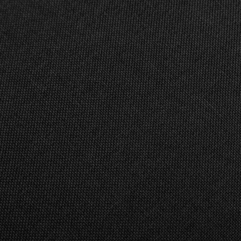 Scaune de bar, 2 buc., negru, material textil