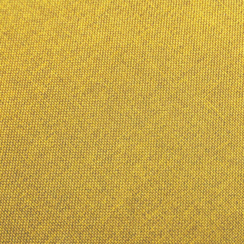 Scaune de bar, 2 buc., galben muștar, material textil