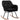Scaun balansoar, negru, material textil