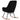 Scaun balansoar, negru, material textil