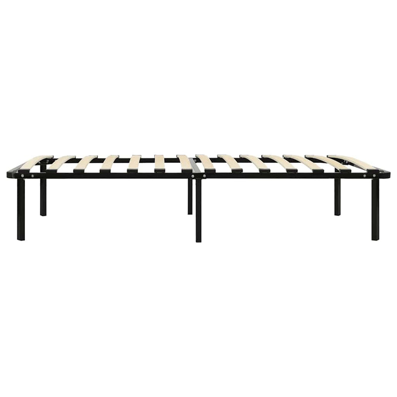 Cadru de pat, negru, 100 x 200 cm, metal