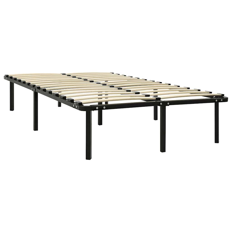 Cadru de pat, negru, 160 x 200 cm, metal