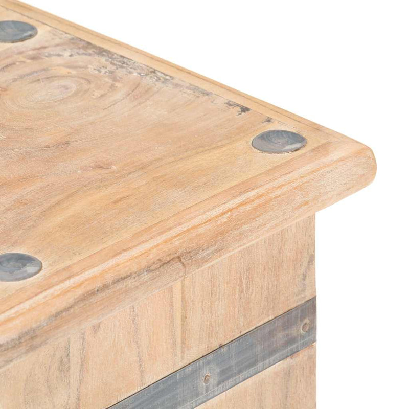 Cufăr, 90 x 40 x 40 cm, lemn masiv de acacia