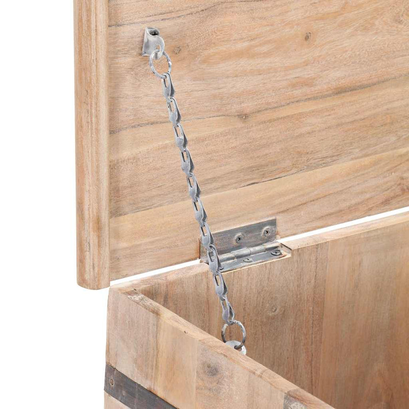 Cufăr, 90 x 40 x 40 cm, lemn masiv de acacia