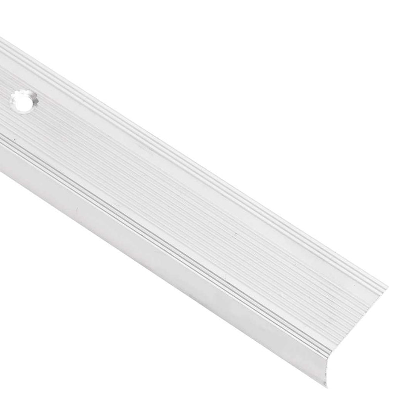 Profile trepte în formă de L, 15 buc, argintiu, 90 cm, aluminiu