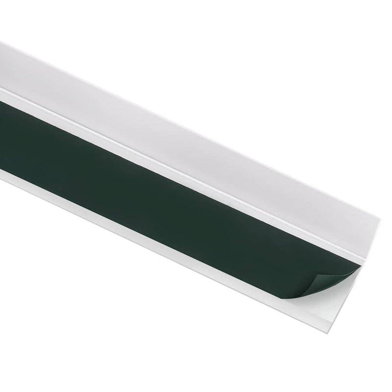 Profile trepte formă L, 15 buc, argintiu, 100 cm, aluminiu