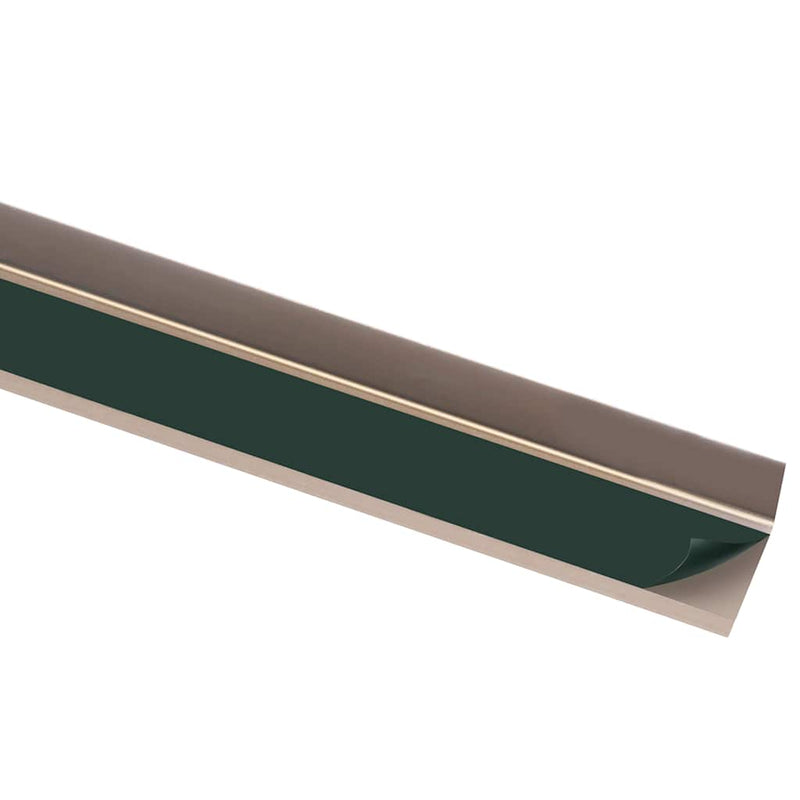 Profile trepte în formă de L, 15 buc., maro, 100 cm, aluminiu