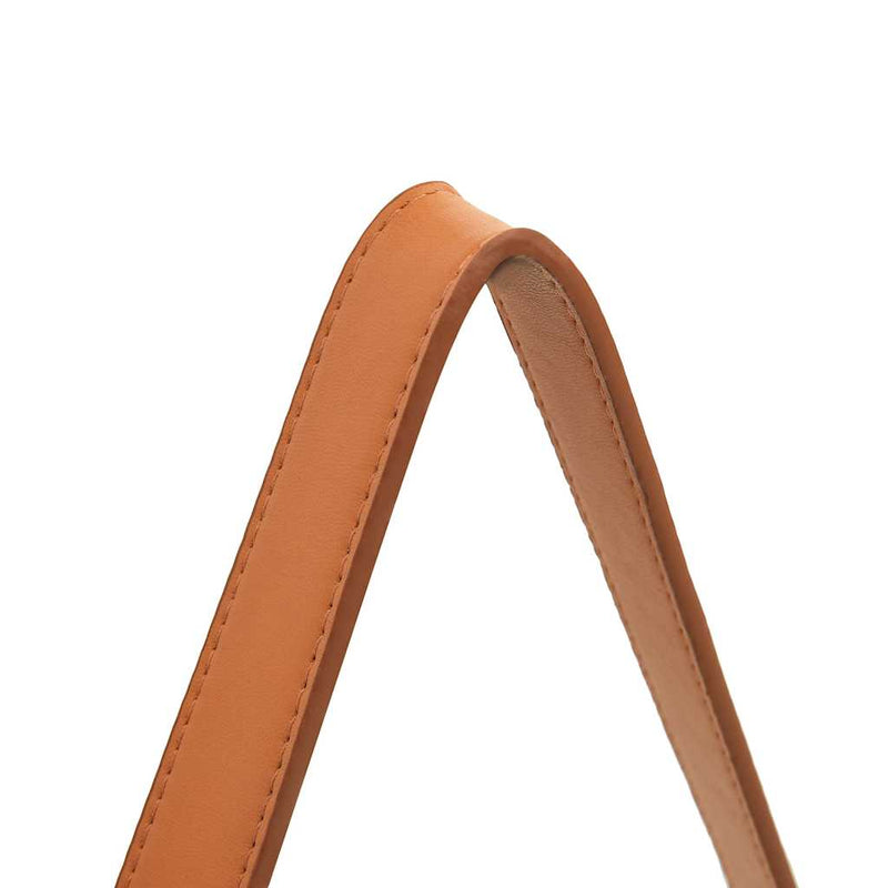 Oglindă de perete cu o curea, 50 cm, argintiu