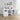 Birou, alb, 140x50x76 cm, lemn prelucrat