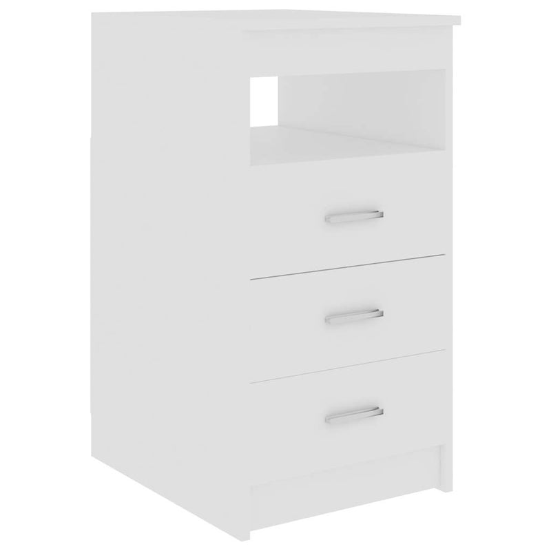 Birou, alb, 140x50x76 cm, lemn prelucrat