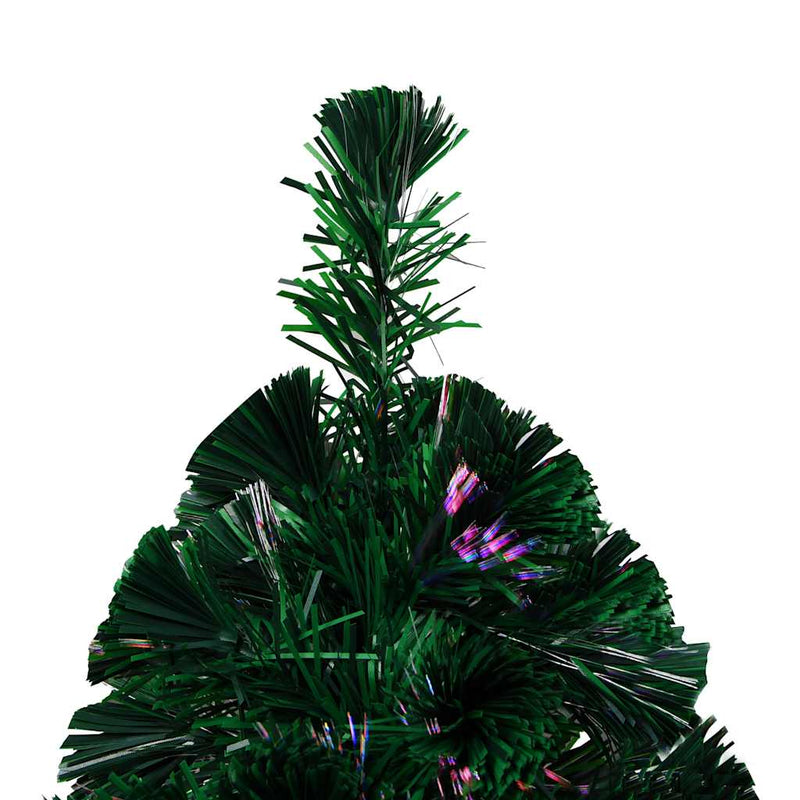 Pom de Crăciun artificial cu suport, verde, 150cm, fibră optică