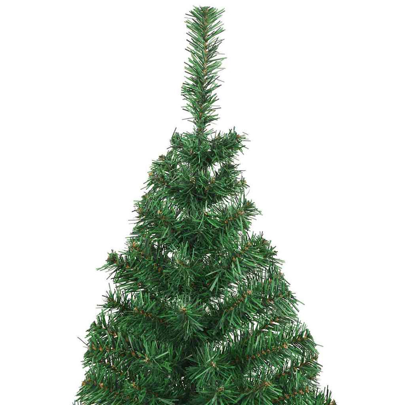 Pom de Crăciun artificial cu ramuri groase, verde, 240 cm, PVC