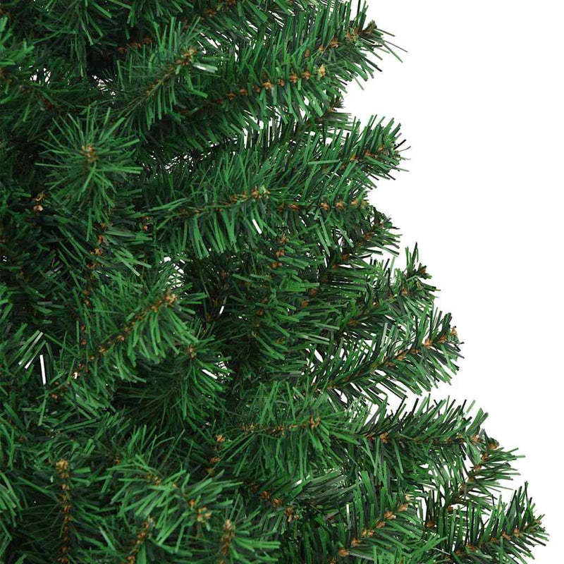 Pom de Crăciun artificial cu ramuri groase, verde, 240 cm, PVC