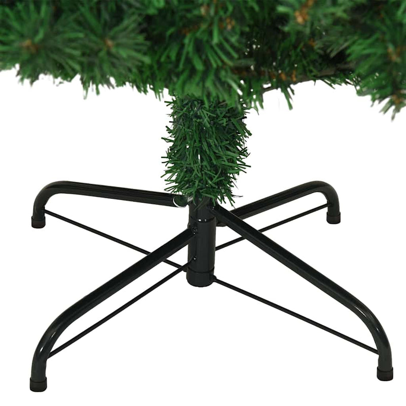 Pom de Crăciun artificial cu ramuri groase, verde, 240 cm, PVC