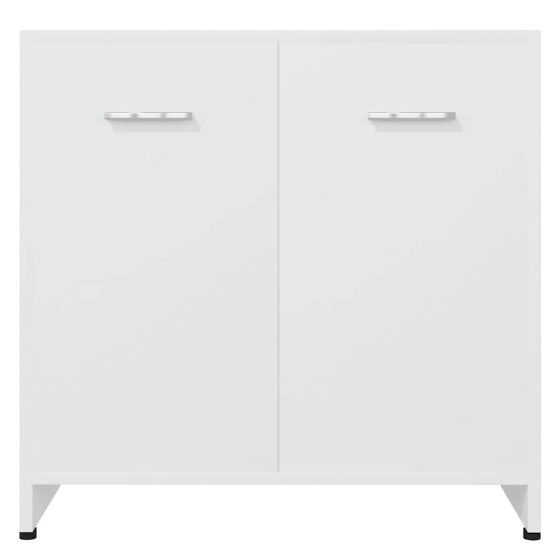 Dulap de baie, alb, 60x33x61 cm, lemn prelucrat