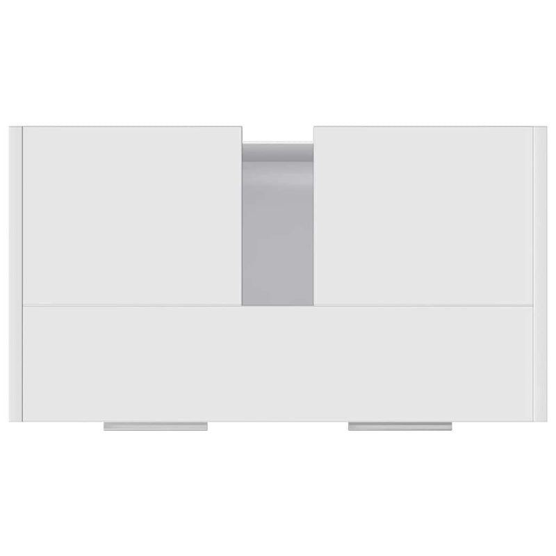 Dulap de baie, alb, 60x33x61 cm, lemn prelucrat