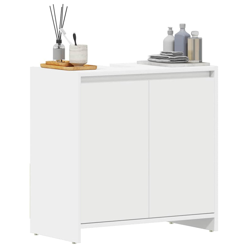Dulap de baie, alb, 60x33x60 cm, lemn prelucrat